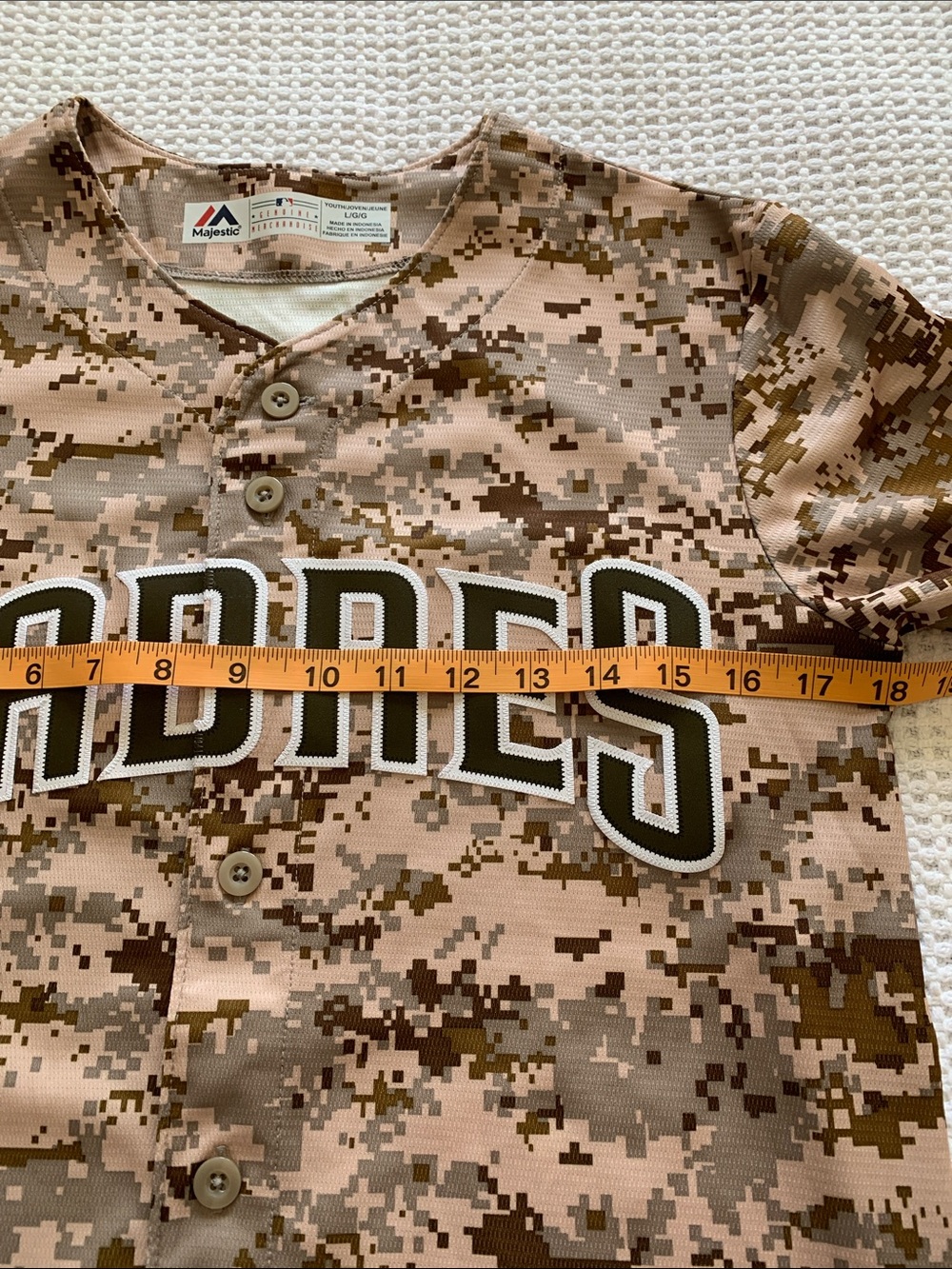 San Diego Padres Kids Baseball Jersey Size Large - Picture 5 of 9